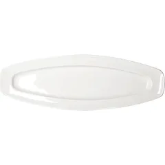 Блюдо «Кунстверк» овальное фарфор ,H=18,L=485,B=165мм белый