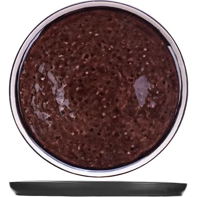 Тарелка «Лагуна» мелкая керамика D=21,5см коричнев.,фиолет.