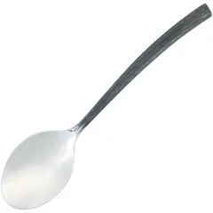 Coffee spoon  stainless steel  L=11.3 cm  black, metal.