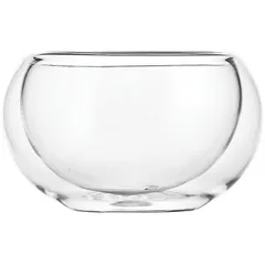 Бокал для горячих напитков «Проотель» двойные стенки термост.стекло 60мл D=62,H=47мм прозр.