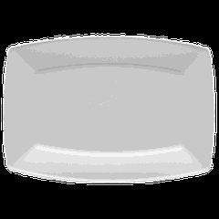 Dish “Victoria” rectangular  porcelain ,H=30,L=386,B=269mm white