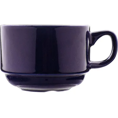 Чашка чайная «Карнавал» фарфор 225мл D=8,H=6см синий, Цвет: Синий, изображение 2