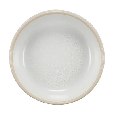 Тарелка глубокая «Деймос» керамика D=210,H=55мм белый,бежев.