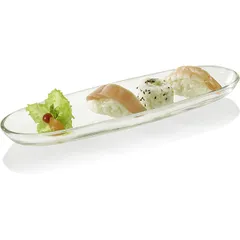 Блюдо сервировочное «Фениче» стекло ,L=41,B=11,5см прозр., изображение 3