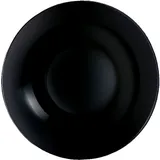 Тарелка глубокая «Эволюшн Блэк» стекло 0,78л D=200,H=42мм черный