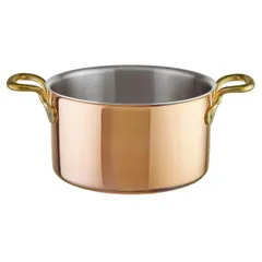 Pan “15500”  stainless steel, copper  1.6 l  D=16, H=8 cm  copper, metal.