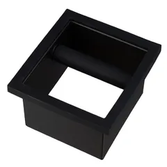 Нок-бокс встраиваемый металл ,H=10,5,L=18,1,B=16,8см черный, изображение 2