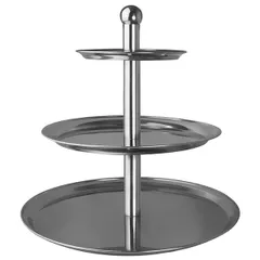 3-tier shelf for dessert “Prootel” d=30,40,50cm stainless steel ,H=51cm metal.