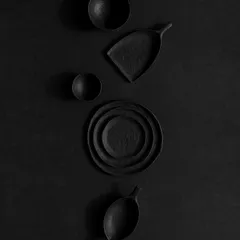 Тарелка «Уайли» керамика D=285,H=18мм черный,матовый, изображение 3