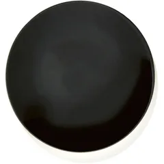 Plate “De” porcelain D=14cm black