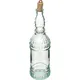 Бутылка «Эссизи» для вина с пробкой стекло,дерево 0,72л D=80,H=315,L=80мм прозр., изображение 2