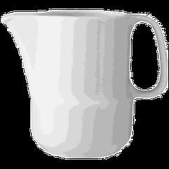 Milk jug “Acapulco”  porcelain  0.5 l  D=93, H=145, L=150, B=122mm  white