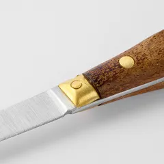 Нож для устриц сталь нерж.,дерево ,H=17,L=160,B=25мм, изображение 2