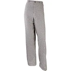 Check trousers size 54 “Chief” cotton black,white