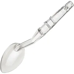 Serving spoon with stopper and hole  polycarbonate  40 ml , L=283, B=73mm  clear.