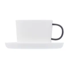 Блюдце «Вейв» фарфор D=100/55мм белый, изображение 2