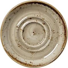 Saucer “Craft Porcini”  porcelain  D=110, H=13mm  beige.