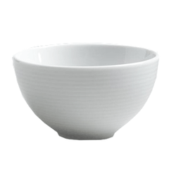 Salad bowl “Aura” porcelain 150ml D=9cm white