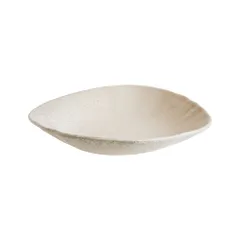 Тарелка глубокая «Сахара» фарфор 1,7л ,H=56,L=270,B=235мм белый,коричнев.