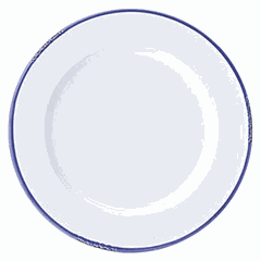 Plate “Avebury Blue” small ceramics D=260,H=28mm white,blue