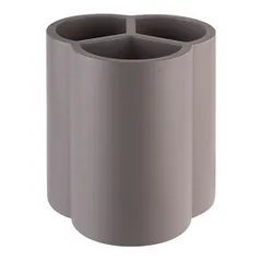 Подставка для столовых приборов «Элемент» бетон,силикон ,H=14,5,L=13,B=13см серый