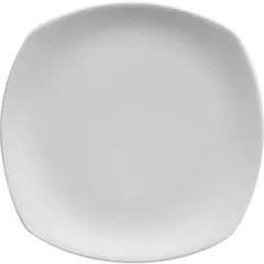 Тарелка «Гамма» мелкая квадратная фарфор ,L=19,B=19см белый