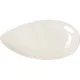 Блюдо «Органикс» овальное фарфор ,H=30,L=380,B=195мм белый