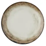 Тарелка «Шэйд» фарфор D=20см белый,коричнев.