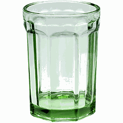 Old fashion glass 400ml D=85,H=120mm green.