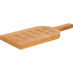 Доска для подачи «Кольцо» светлый дуб ,H=3,L=48/34,B=20см, изображение 2