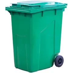 Container for garbage max. load 180 kg  polyethylene  360 l , H=110, L=93.5, B=60.5cm