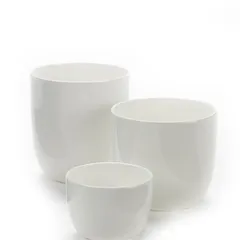 Стакан для чая «Бэйс» фарфор 350мл D=8,H=9см белый,матовый, изображение 2