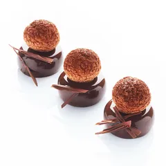 Форма для выпечки «Круг» [6 ячеек] силикон ,L=29,7,B=17,6см черный, изображение 2