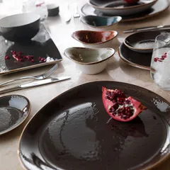 Тарелка пирожковая «Крафт Грэй» фарфор D=155,H=20,L=155,B=130мм серый, изображение 2