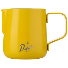 Pitcher stainless steel 150ml D=54,H=66mm yellow.