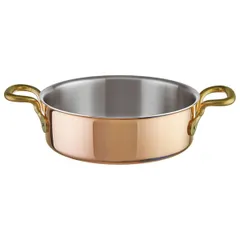 Pan “15500”  stainless steel, copper  2.2 l  D=20, H=7 cm  copper, metal.