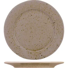 Plate “Lifestyle” small  porcelain  D=200, H=15mm  sand.