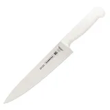 Нож поварской «Профешионал Мастер» для мяса сталь нерж.,пластик ,L=33/20см белый,металлич.