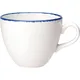 Чашка чайная «Блю Дэппл» фарфор 350мл D=10,5см белый,синий, Цвет второй: Синий, Объем по данным поставщика (мл): 350