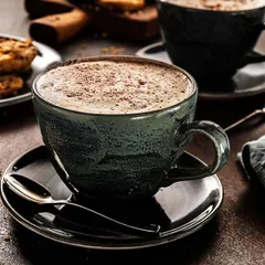 Блюдце «Революшн Гранит» фарфор D=150/50,H=17мм серый,коричнев., изображение 4