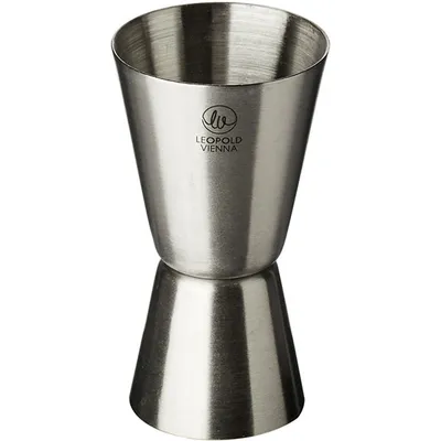 Джиггер 30/50 мл с делениями сталь нерж. D=45,H=85мм серебрист., изображение 2
