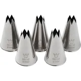 Насадка кондитерская «Открытая звезда»[5шт] сталь нерж. D=3/1,H=5см