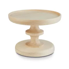 Cake stand maple D=15/11.5,H=10.5cm