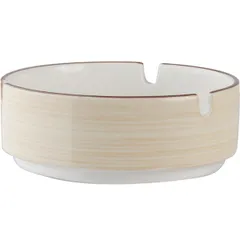 Ashtray “Chino”  porcelain  D=100, H=35mm  white, beige.