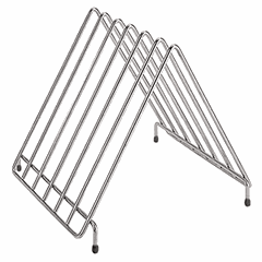 Подставка для досок (10 отдел.) сталь ,H=35,L=30,B=35см металлич., изображение 2