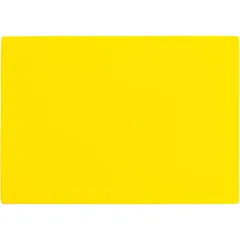 Cutting board plastic ,H=18,L=500,B=350mm yellow.