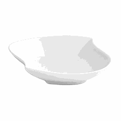 Salad bowl “Mini Party”  porcelain ,H=3,L=12,B=11cm white