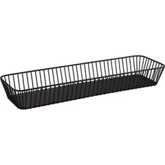 Bread basket GN2/4 metal ,H=75,L=530,B=162mm black