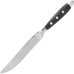 Steak knife “Doria” stainless steel ,L=21/11,B=1cm metal, black