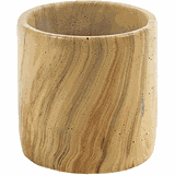 Ваза для цветов керамика D=11,H=11см древесн.